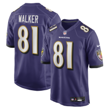 Джерси Baltimore Ravens Devontez Walker Nike Purple Team Game Джерси Baltimore Ravens Devontez Walker Nike Purple Team Game