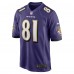 Devontez Walker Baltimore Ravens Nike Team Game Jersey -  Purple