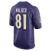 Джерси Baltimore Ravens Devontez Walker Nike Purple Team Game