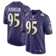 Джерси Baltimore Ravens Tavius Robinson Nike Purple Team Game Джерси Baltimore Ravens Tavius Robinson Nike Purple Team Game