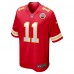 Carson Wentz Kansas City Chiefs Nike  Game Jersey -  Red