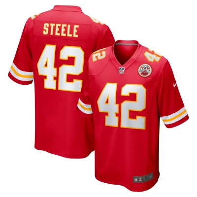 Carson Steele Kansas City Chiefs Nike  Game Jersey -  Red