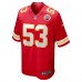 BJ Thompson Kansas City Chiefs Nike  Game Jersey -  Red