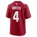 Arizona Cardinals Greg Dortch Nike Cardinal Team Game Jersey