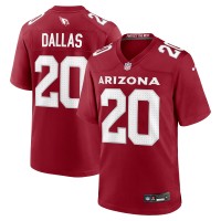Arizona Cardinals DeeJay Dallas Nike Cardinal Team Game Jersey