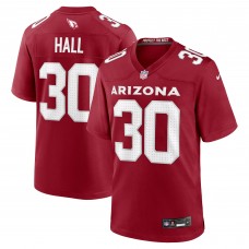 Arizona Cardinals Darren Hall Nike Cardinal Team Game Jersey
