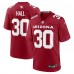 Arizona Cardinals Darren Hall Nike Cardinal Team Game Jersey
