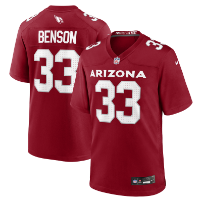 Джерси Arizona Cardinals Trey Benson Nike Cardinal Team Game