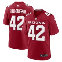 Arizona Cardinals Dadrion Taylor-Demerson Nike Cardinal Team Game Jersey