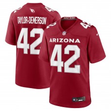Arizona Cardinals Dadrion Taylor-Demerson Nike Cardinal Team Game Jersey