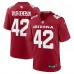 Arizona Cardinals Dadrion Taylor-Demerson Nike Cardinal Team Game Jersey