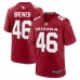 Arizona Cardinals Aaron Brewer Nike Cardinal Team Game Jersey