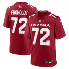 Arizona Cardinals Hjalte Froholdt Nike Cardinal Team Game Jersey