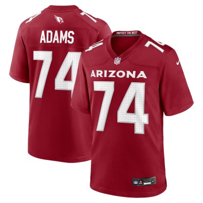 Arizona Cardinals Isaiah Adams Nike Cardinal Team Game Jersey
