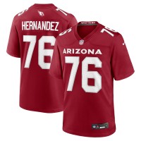Arizona Cardinals Will Hernandez Nike Cardinal Team Game Jersey
