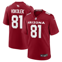 Джерси Arizona Cardinals Travis Vokolek Nike Cardinal Team Game
