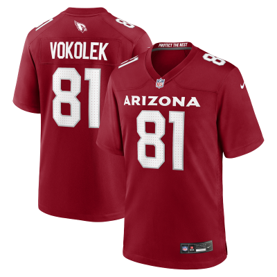 Джерси Arizona Cardinals Travis Vokolek Nike Cardinal Team Game