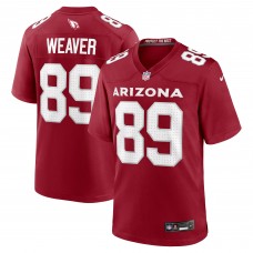 Arizona Cardinals Xavier Weaver Nike Cardinal Team Game Jersey