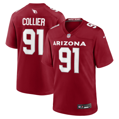 Джерси Arizona Cardinals L.J. Collier Nike Cardinal Team Game