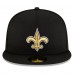 Бейсболка New Orleans Saints New Era x Politics Black NFL Origins Super Bowl XLIV Champions Patch 59FIFTY Fitted