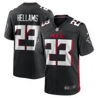 Игровая джерси Atlanta Falcons DeMarcco Hellams Nike Black Team Game
