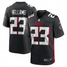 Игровая джерси Atlanta Falcons DeMarcco Hellams Nike Black Team Game