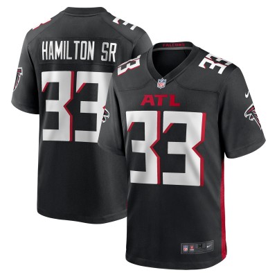 Игровая джерси Atlanta Falcons Antonio Hamilton Sr. Nike Black Team Game