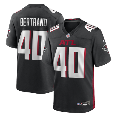 Джерси Atlanta Falcons JD Bertrand Nike Black Team Game