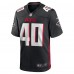 Игровая джерси Atlanta Falcons JD Bertrand Nike Black Team Game