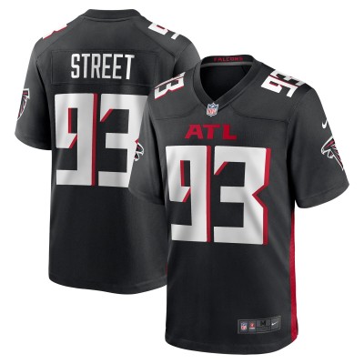 Игровая джерси Atlanta Falcons Kentavius Street Nike Black Team Game