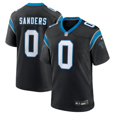 Игровая джерси Carolina Panthers JaTavion Sanders Nike Black Game