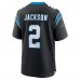 Игровая джерси Carolina Panthers Mike Jackson Nike Black Game