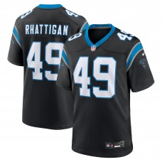Игровая джерси Carolina Panthers Jon Rhattigan Nike Black Game