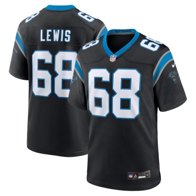 Игровая джерси Carolina Panthers Damien Lewis Nike Black Game