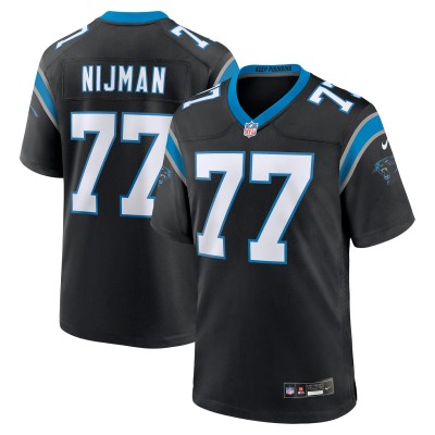 Игровая джерси Carolina Panthers Yosh Nijman Nike Black Game