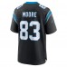 Игровая джерси Carolina Panthers David Moore Nike Black Game