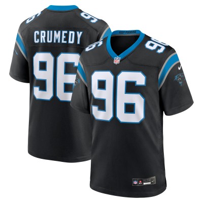 Игровая джерси Carolina Panthers Jaden Crumedy Nike Black Game