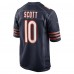 Игровая джерси Chicago Bears Tyler Scott Nike Navy Game