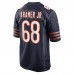 Игровая джерси Chicago Bears Doug Kramer Jr. Nike Navy Game