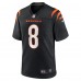 Cincinnati Bengals Ryan Rehkow Nike Black Game Jersey