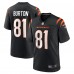 Cincinnati Bengals Jermaine Burton Nike Black Game Jersey