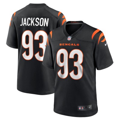 Cincinnati Bengals McKinnley Jackson Nike Black Game Jersey