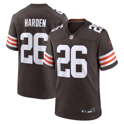 Cleveland Browns Myles Harden Nike Brown Team Game Jersey