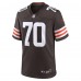Cleveland Browns Zak Zinter Nike Brown Team Game Jersey