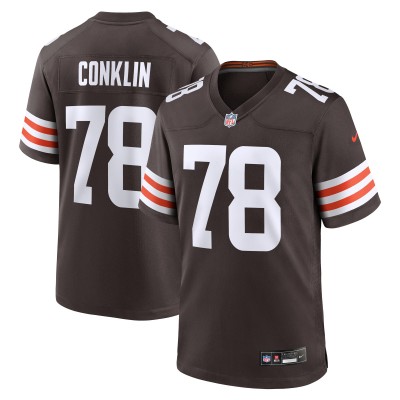 Cleveland Browns Jack Conklin Nike Brown Team Game Jersey