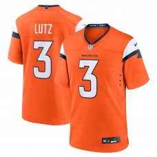 Игровая джерси Denver Broncos Wil Lutz Nike Orange Team Game