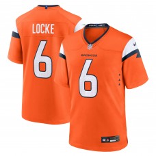 Denver Broncos P.J. Locke Nike Orange Team Game Jersey
