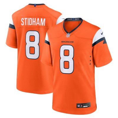 Игровая джерси Denver Broncos Jarrett Stidham Nike Orange Team Game