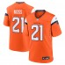 Denver Broncos Riley Moss Nike Orange Team Game Jersey Denver Broncos Riley Moss Nike Orange Team Game Jersey