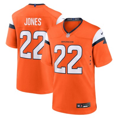 Denver Broncos Brandon Jones Nike Orange Team Game Jersey